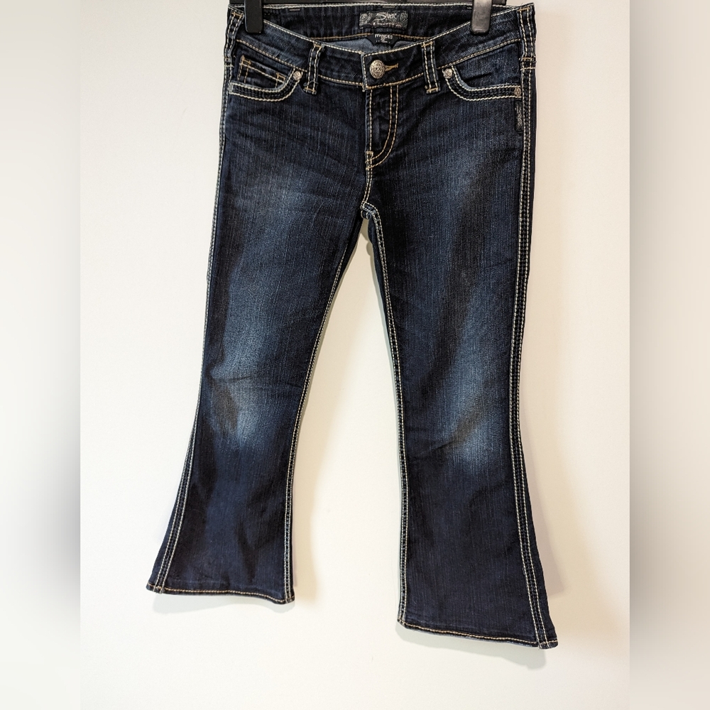 Silver Jeans Frances 22" W30 L33 Dark Wash Flare Jeans